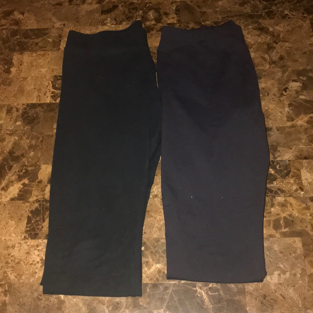 2 capris leggings